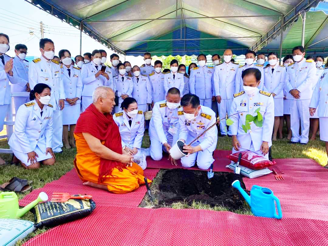ประจวบฯ ปลูกต้นพระศรีมหาโพธิ์น้อมถวายพระกุศลแด่"เจ้าฟ้าพัชรกิติยาภาฯ"