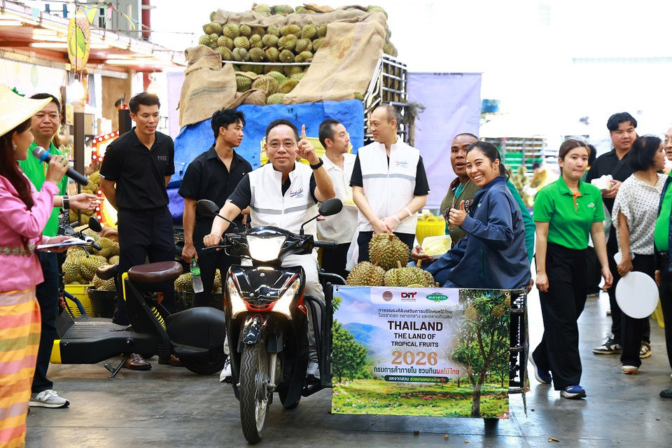 พาณิชย์ลุยแคมเปญ Thailand : The Land of Tropical Fruits 2026 ดึงตลาดกลาง–ตลาดสดร่วมกระจายผลผลิต 1,000 ตัน 