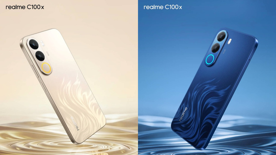 realme C100x เปิดตัวแบต 8000mAh ใหญ่สุดในคลาส ชาร์จไว 45W ทนระดับทหาร