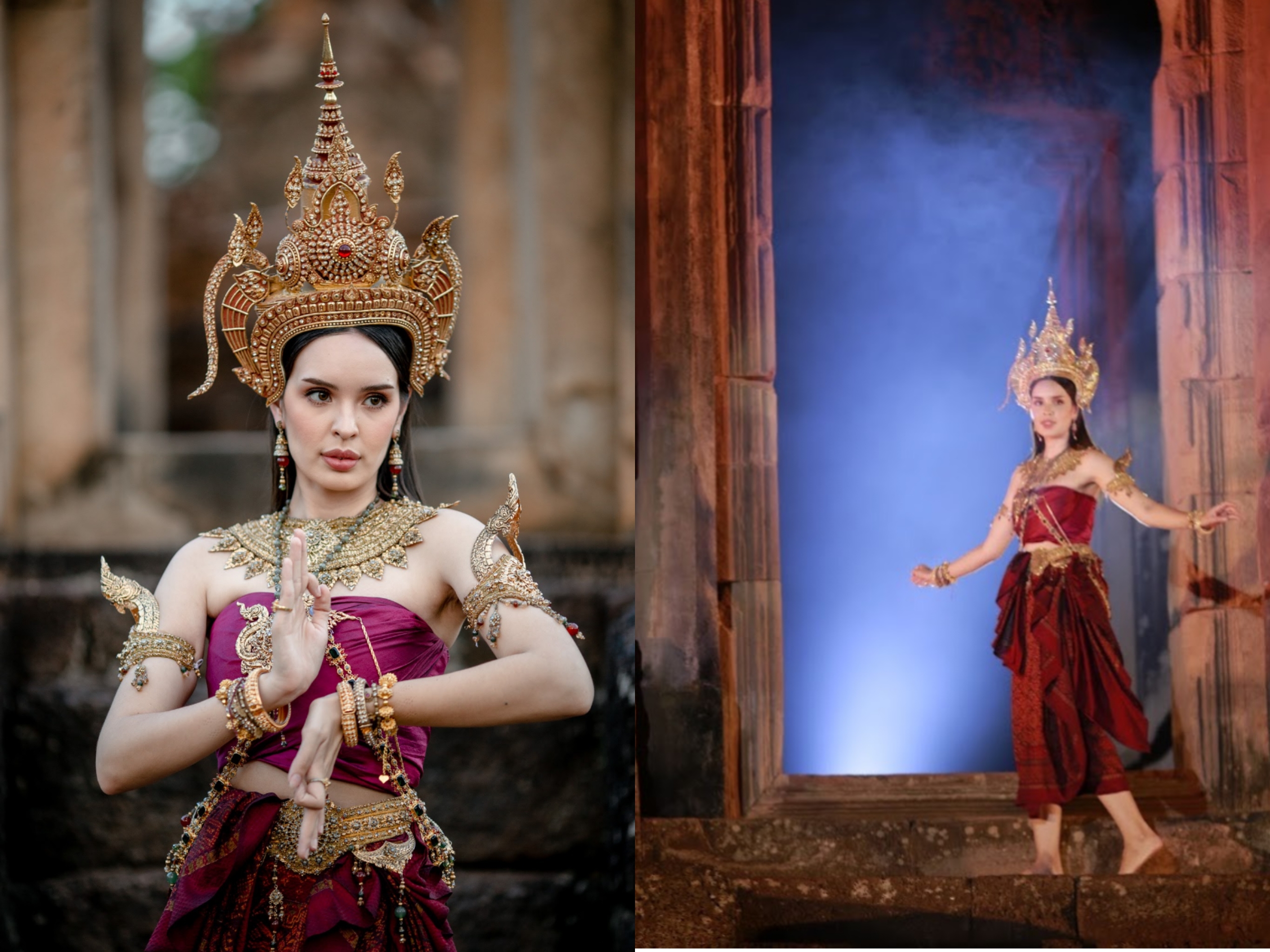 “นิต้า มานิต้า” นางสาวไทย 2565 โชว์รำงานท่องเที่ยวปราสาทเมืองต่ำ ประจำปี2565