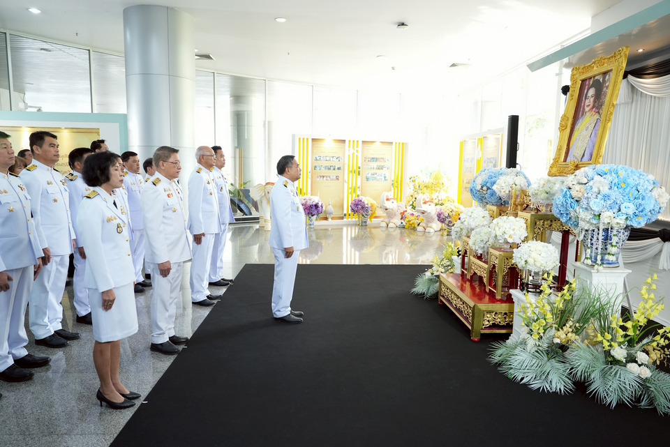 บวท.น้อมแสดงความอาลัยถวาย สมเด็จพระนางเจ้าสิริกิติ์ พระบรมราชชนนีพันปีหลวง 
