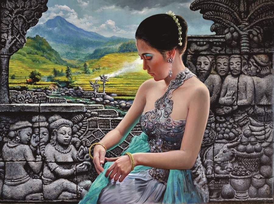 ศิลปินอินโดฯ–ไทยร่วมแสดงผลงานจิตรกรรมBlending Souls 