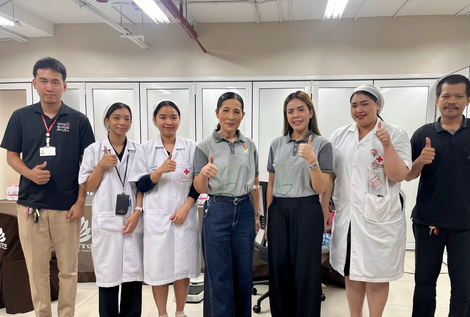 GIVE BLOOD NOW! เดอะไนน์ เซ็นเตอร์ พระราม 9 จับมือสภากาชาดไทย–ธนชาตประกันภัย ชวนบริจาคโลหิต 14 มิ.ย. วันผู้บริจาคโลหิตโลก
