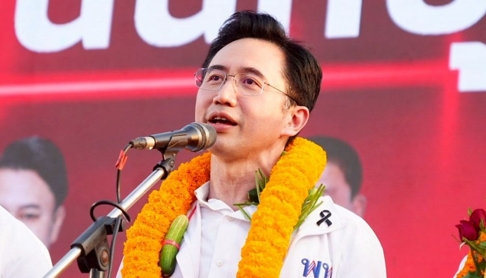 ‘ยศชนัน’ ปราศรัยท่าน้ำนนท์ อ้อนเป็นเลือดเนื้อเชื้อไขคนนนทบุรี ขอเลือก พท.ยกจังหวัด