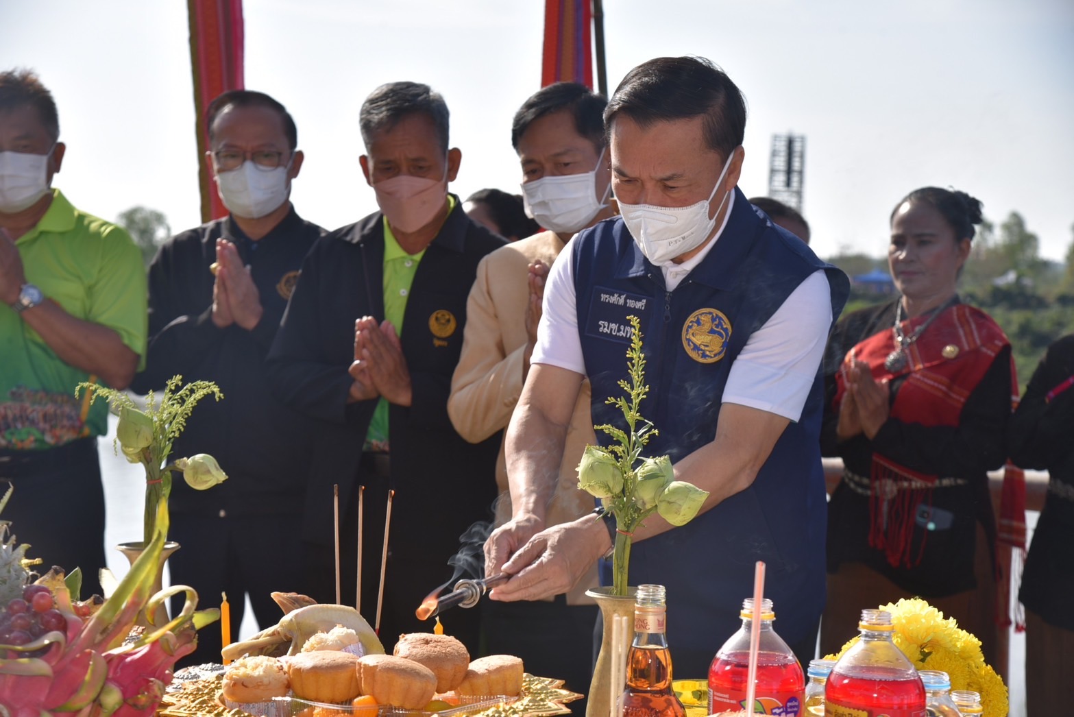 รมช.มหาดไทยเปิดงานแข่งเรือยาวชิงถ้วยพระราชทาน'พระพันปีหลวง' ปี2565  ที่ศรีสะเกษ