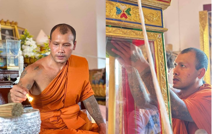 คอหวยอุตรดิตถ์แห่ส่องเลขเด็ด'พระอาจารย์แจ้'ในพิธีพุทธาภิเษกวัตถุมงคล'หลวงปู่ทองดำ'ครบรอบวันมรณะภาพปีที่ 18 