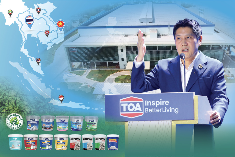 "TOA Vietnam" ฉลองครบรอบ 30 ปี ตอกย้ำผู้นำสีอันดับหนึ่ง เปิดวิสัยทัศน์สู่การเติบโตยั่งยืนในเวียดนาม