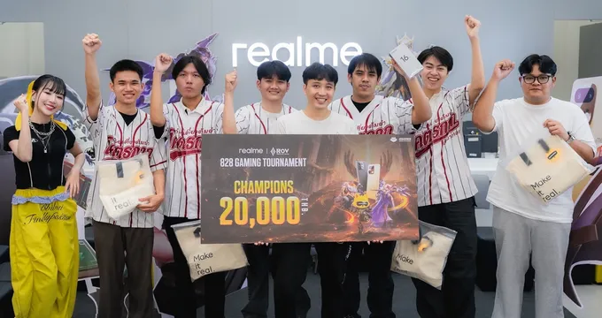 realme 828 Fan Festival 2026 ปิดฉากเดือด! “SATOSHI x ก๋วยเตี๋ยวโคตรกาก” คว้าแชมป์ RoV