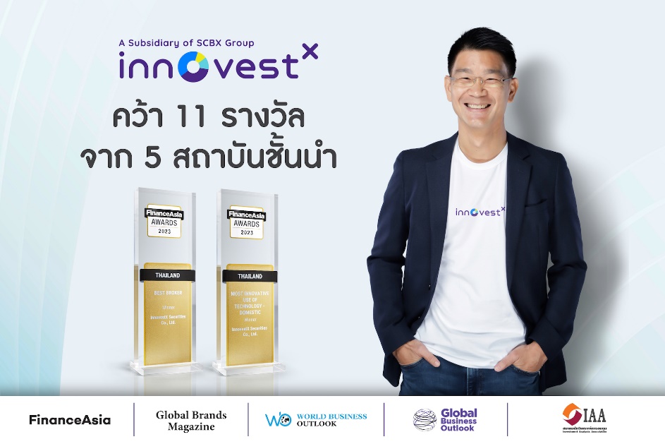 InnovestX รุกตลาดหุ้นตปท. โกยฐานลูกค้าโตกว่า 110% ตอกย้ำการเป็นเรือธงด้านการเงินการลงทุนแห่งอนาคตกลุ่ม SCBX