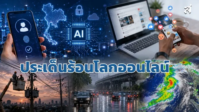 ประเด็นร้อนโลกออนไลน์ วันที่ 2 กันยายน 2569