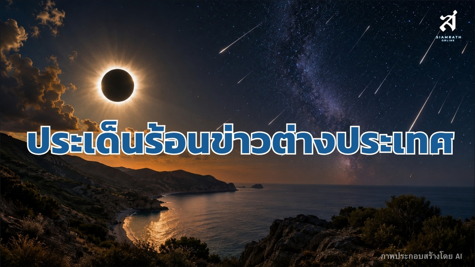 ประเด็นร้อนข่าวต่างประเทศ วันที่ 12 สิงหาคม 2569