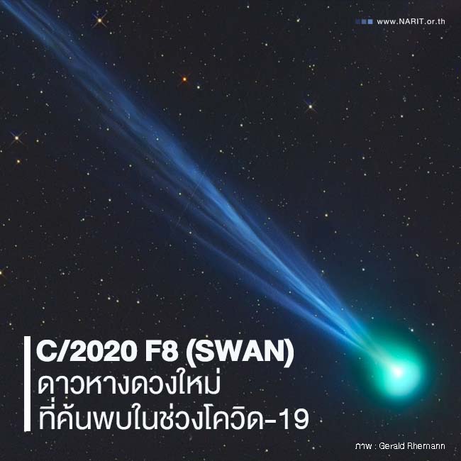 โควิดกับการค้นพบ ดาวหางดวงใหม่ล่าสุด! “SWAN” 