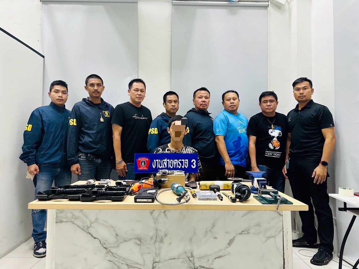 191 จับกุมวัยรุ่นสร้างตัว ผลิตและดัดแปลงอาวุธปืน ส่งขายบนโลกออนไลน์ 