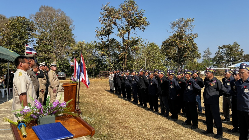 ทหารผ่านศึกแม่ฮ่องสอนรวมพลังสวนสนาม รำลึกวีรกรรมบรรพบุรุษ วันทหารผ่านศึก
