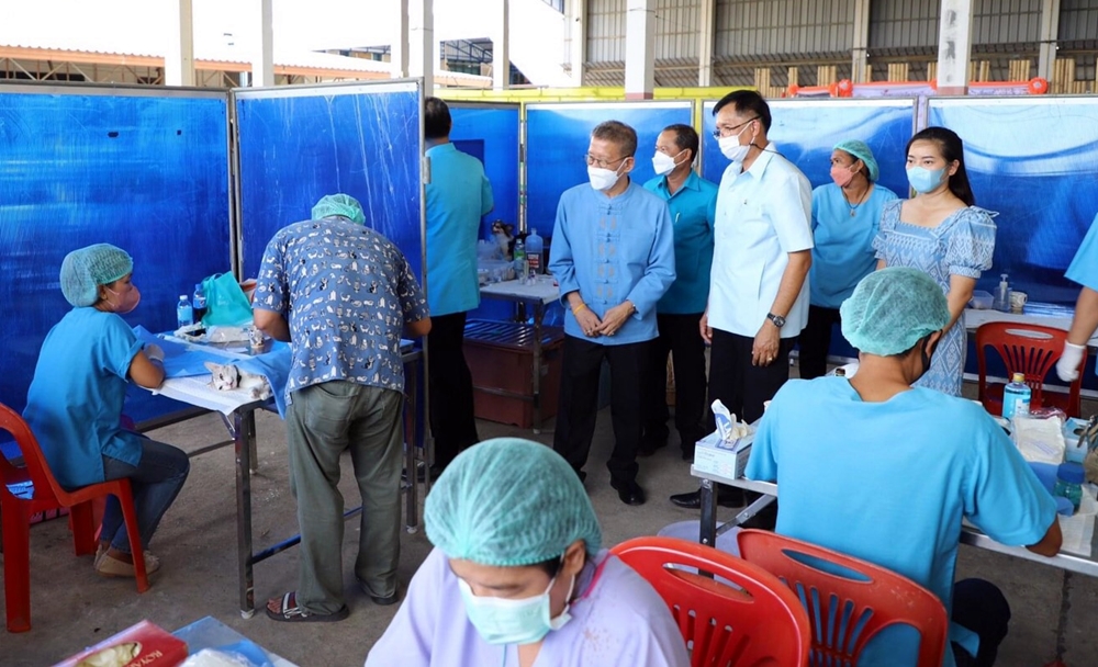 อ่างทอง จัดโครงการปศุสัตว์ร่วมใจกำจัดภัยโรคพิษสุนัขบ้า เฉลิมพระเกียรติ สมเด็จเจ้าฟ้าฯ กรมพระศรีสวางควัฒน วรขัตติยราชนารี