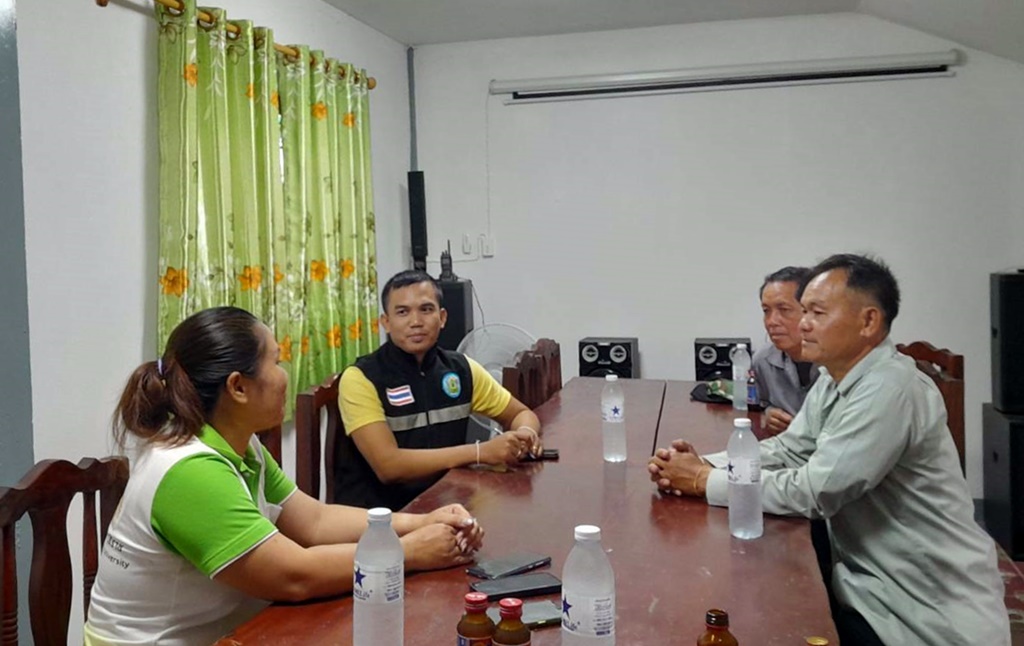 โครงการส่งน้ำฯห้วยหลวง ลงพื้นที่สร้างการรับรู้ข้อมูลสถานการณ์น้ำอ่างฯน้ำห้วยหลวง