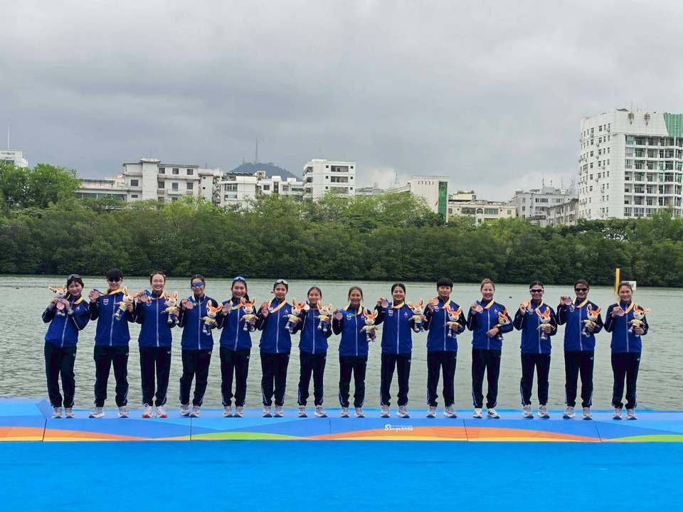 เรือมังกรคว้า 1 เงิน 1 ทองแดงดันไทยรั้งที่ 6 เอเชียนบีชเกมส์