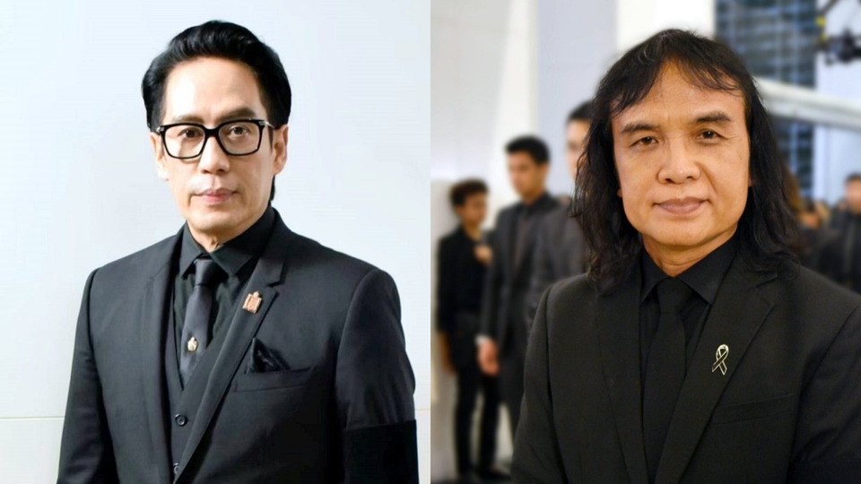"เบิร์ด ธงไชย-ครูสลา" นำศิลปินร่วมถวายความอาลัยแด่ "พระพันปีหลวง"