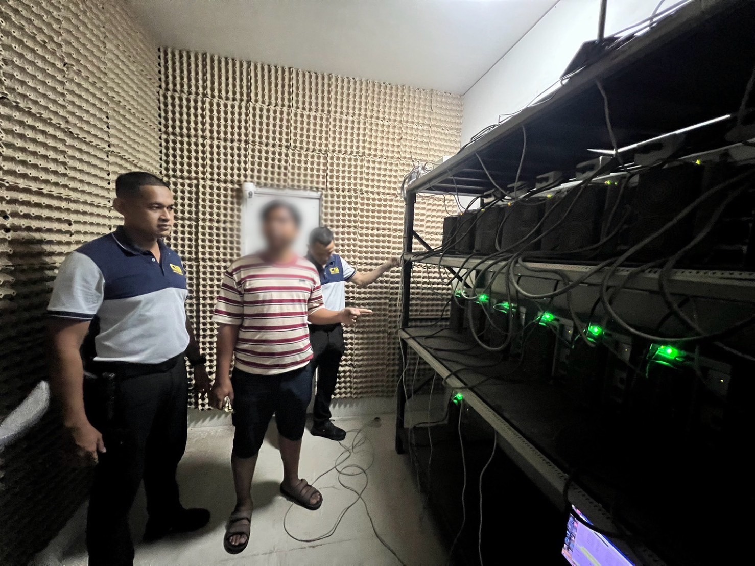 ตำรวจสอบสวนกลางร่วมกับการไฟฟ้าส่วนภูมิภาค ปูพรมค้น 9 จุดทลายเหมืองขุดบิทคอยน์ 