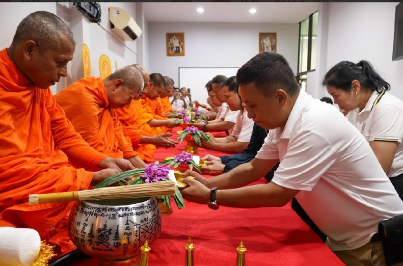  ตำรวจสืบสวนอยุธยา ทำบุญประจำปี-วันคล้ายวันเกิด ผกก.สืบสวน เสริมสิริมงคลร่วมข้าราชการตำรวจ