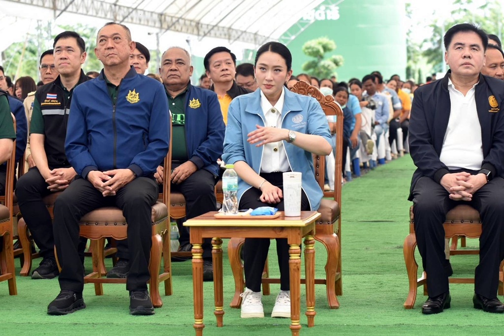 นายกฯอิ๊งค์ ลงพื้นที่กาญจนบุรี ติดตามโครงการจัดการน้ำบาดาล