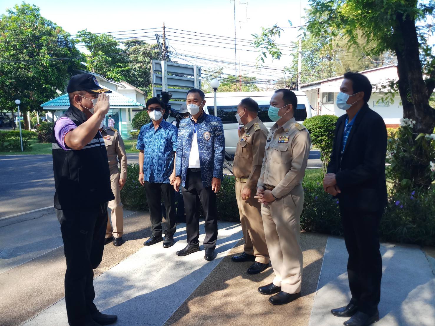 โฆษกกอ.รมน.ตรวจเยี่ยมติดตามการบริหารจัดการน้ำจังหวัดสุรินทร์​  สร้างความมั่นคงด้านพลังงาน อาหารและน้ำ
