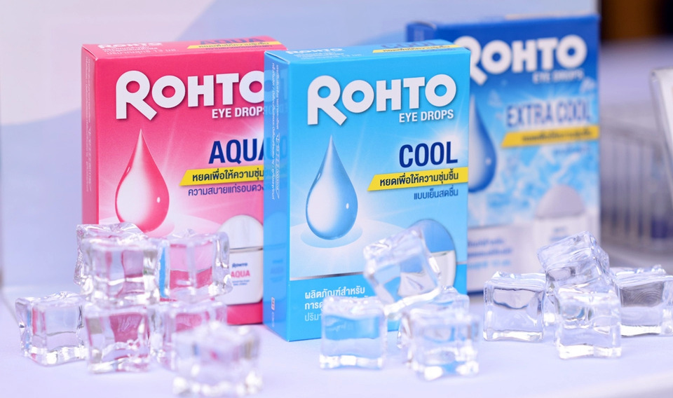 Rohto เปิดตัว “Rohto Eye Drops” ในไทย ชูนวัตกรรมเติมความชุ่มชื้น–เย็นสดชื่น