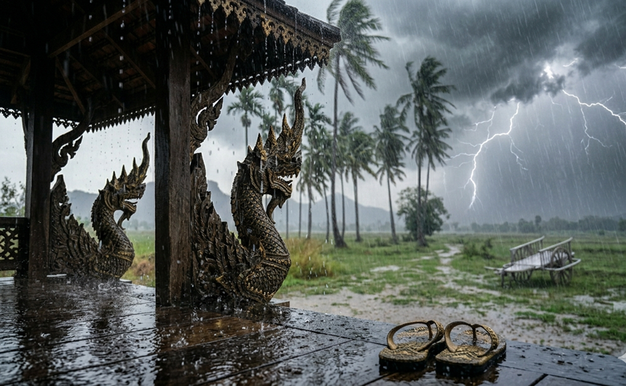 เช็กด่วน! ไทยตอนบนอากาศร้อนจัดทะลุ 41 องศาฯ ภาคใต้ฝนตกหนัก จ่อถล่ม 6 - 9 พ.ค. เตือนระวังน้ำท่วมฉับพลัน-คลื่นสูงกว่า 2 เมตร