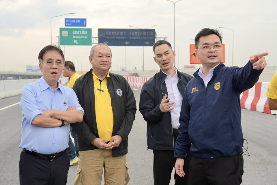 ทล.ร่วมกับวสท.ตรวจความพร้อมมอเตอร์เวย์ M82 ช่วงต่างระดับ บางขุนเทียน - เอกชัย ก่อนเปิดทดลองใช้ เวลา 16.00 น. วันที่ 22 ต.ค. นี้