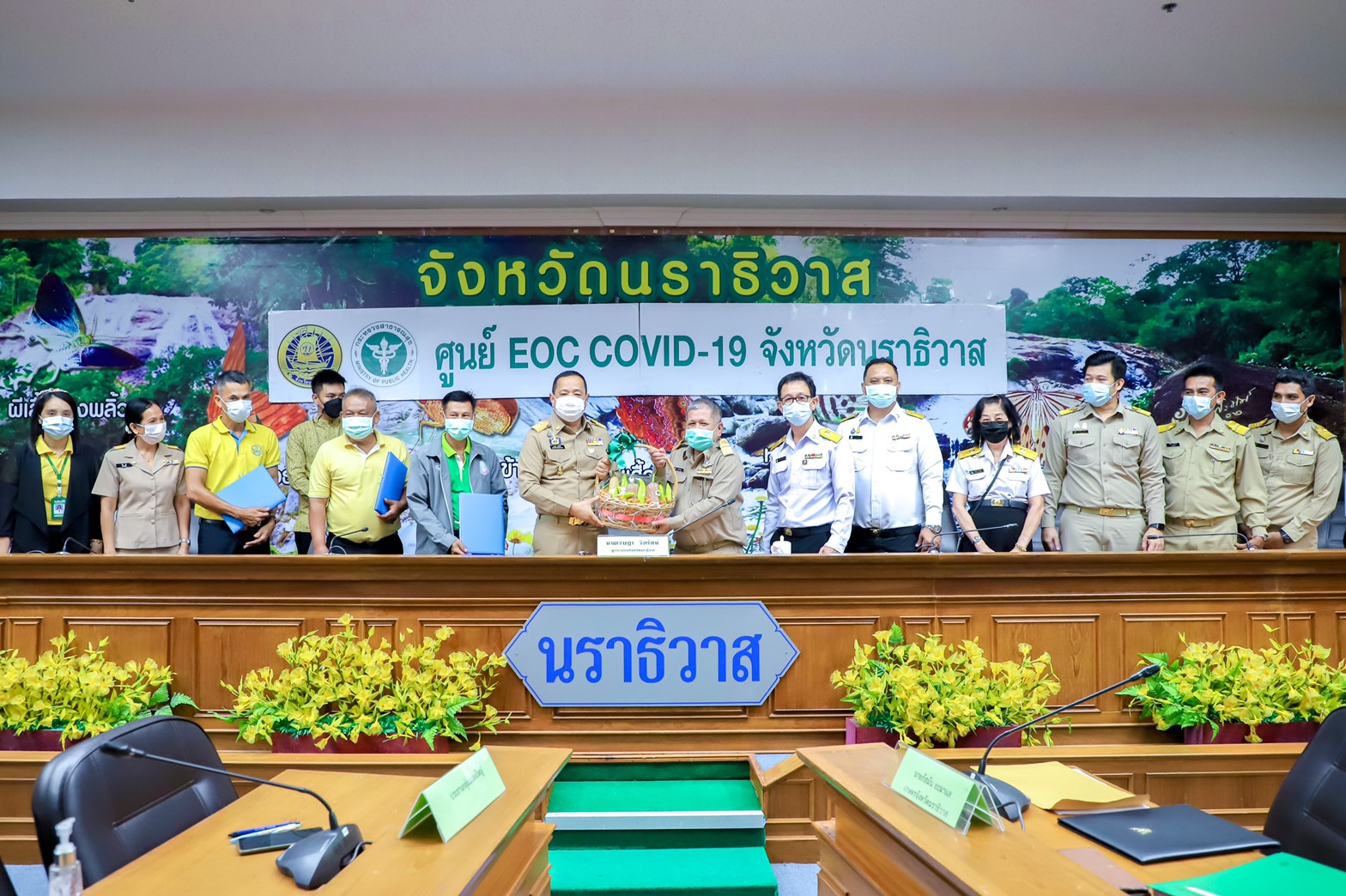 นราธิวาส ลงนามกับเกษตรกลุ่มแปลงใหญ่ รับเงินอุดหนุนโครงการยกระดับแปลงใหญ่ด้วยเกษตรสมัยใหม่และเชื่อมโยงตลาด 