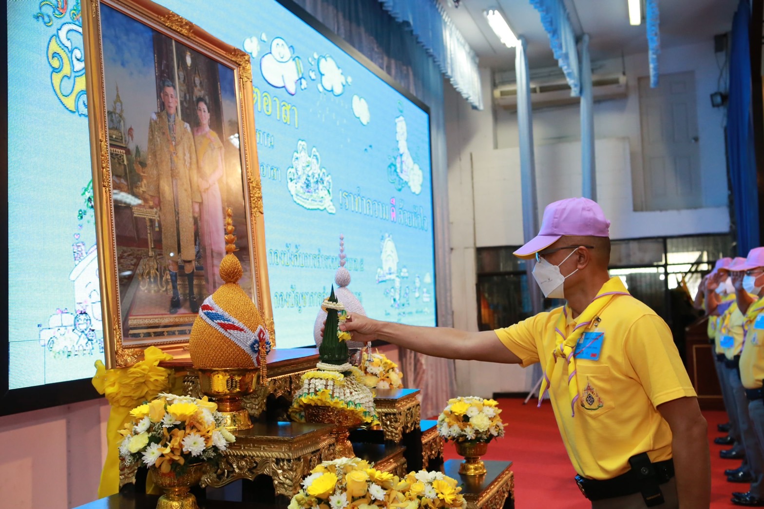 ผบ.ตร.นำข้าราชการตำรวจทำจิตอาสา อบรมเด็กเยาวชนก่อการดีถวายเป็นพระราชกุศลฯ ร.10