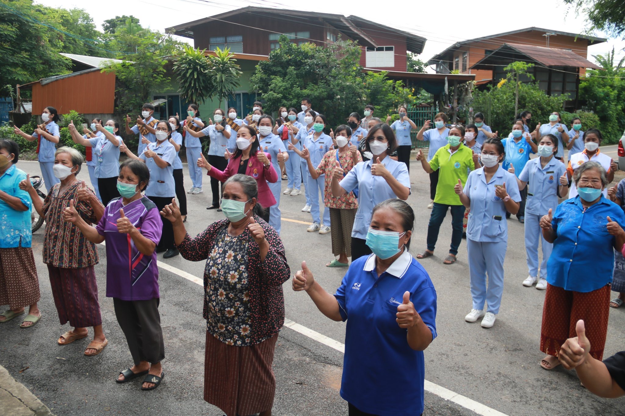 วิทยาลัยพยาบาลศรีมหาสารคาม จัดกิจกรรมปรับเปลี่ยนพฤติกรรมสุขภาพป้องกันเบาหวาน-ความดันโลหิตสูง 
