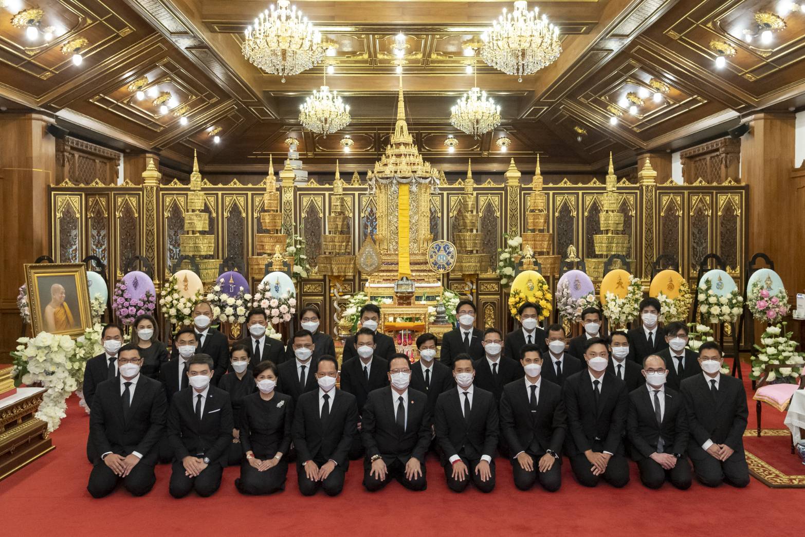 ร่วมบำเพ็ญกุศลสวดพระอภิธรรมศพ เจ้าประคุณสมเด็จพระวันรัต