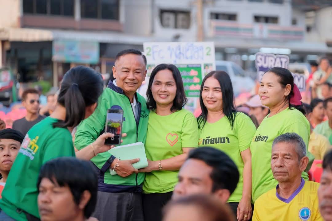 โค้งสุดท้าย!! ชิงนายก อบจ.สุราษฎร์ “กำนันศักดิ์” ลั่นไม่ซื้อเสียง ลุยสานงานต่อ