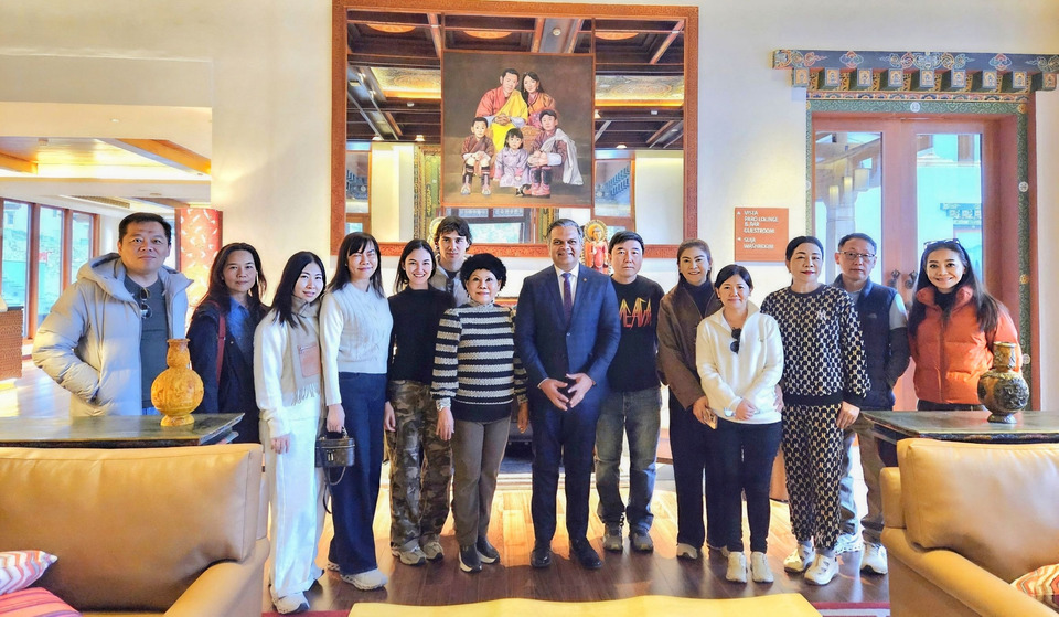 นักศึกษาหลักสูตร วปอ.มส. และ วพน. มาเยี่ยมชมโรงแรม Taj Paro Resort & Spa 