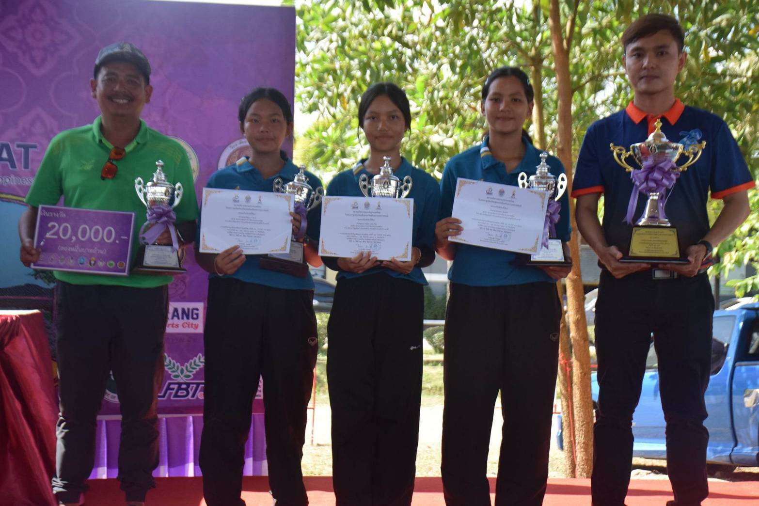การท่าเรือฯผงาดคว้าแชมป์ยุวชนหญิง เปตองชิงแชมป์ปทท.ครั้งที่42