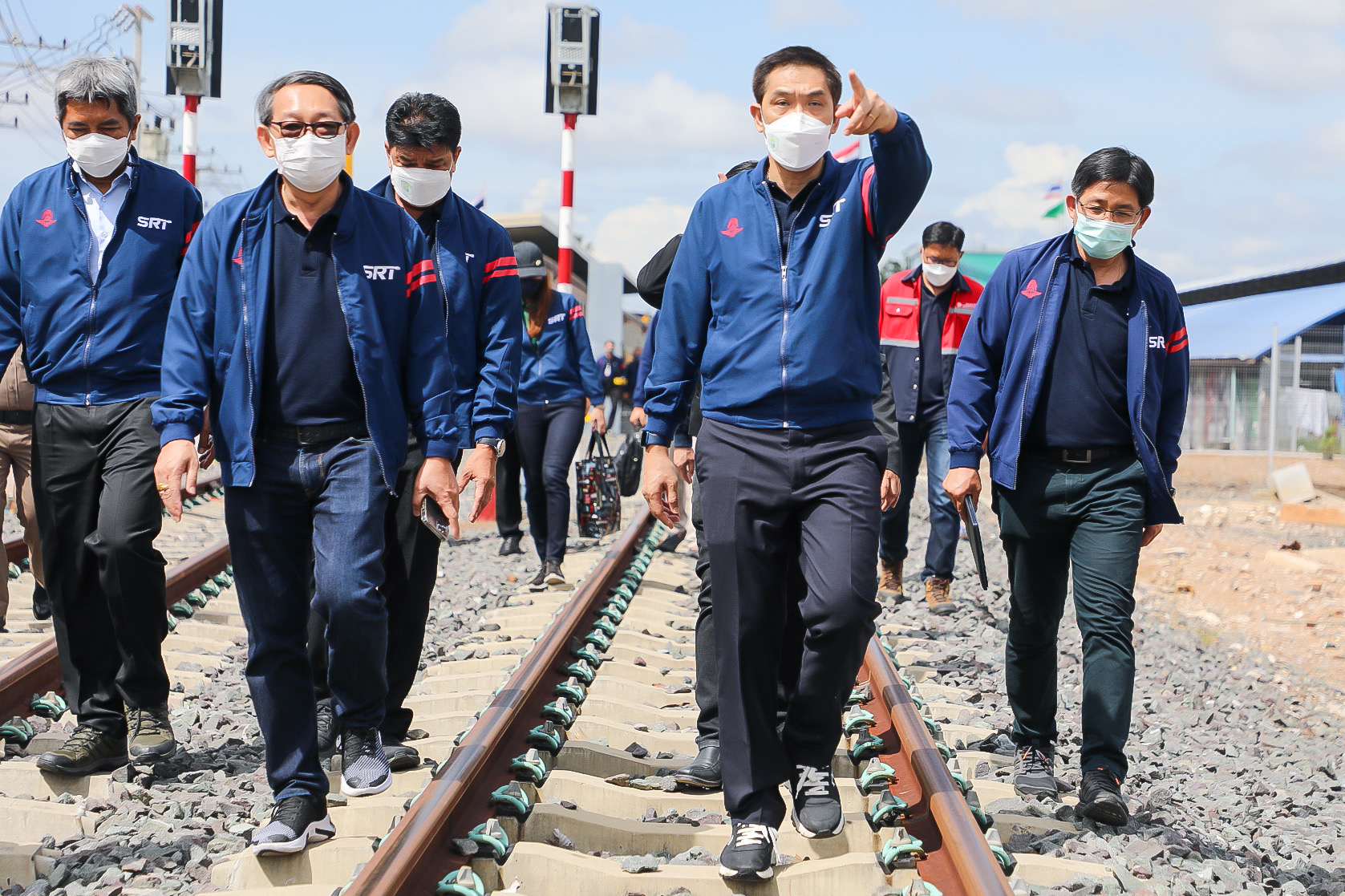 ผู้ว่าการรถไฟฯ เช็คระบบอาณัติสัญญาณ "สถานีโยทะกา-ด่านพรหมแดนบ้านคลองลึก" เน้นความปลอดภัยมาตรฐานสากล