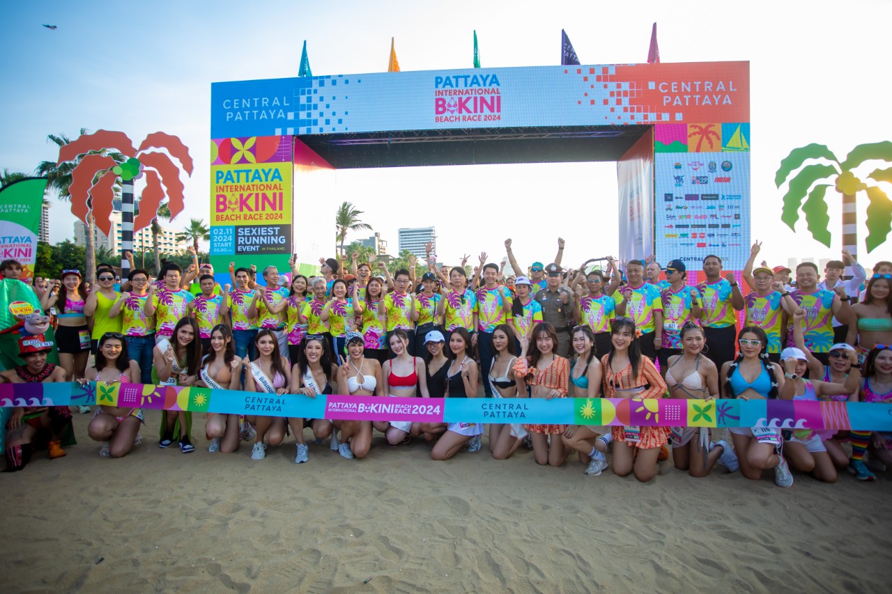 รวมพลนักวิ่งสุดเซ็กซี่ริมหาดกว่า 5,000 ชีวิต  "PATTAYA INTERNATIONAL BIKINI BEACH RACE 2024" สร้างสีสันริมหาดในช่วงพระอาทิตย์ตกดิน