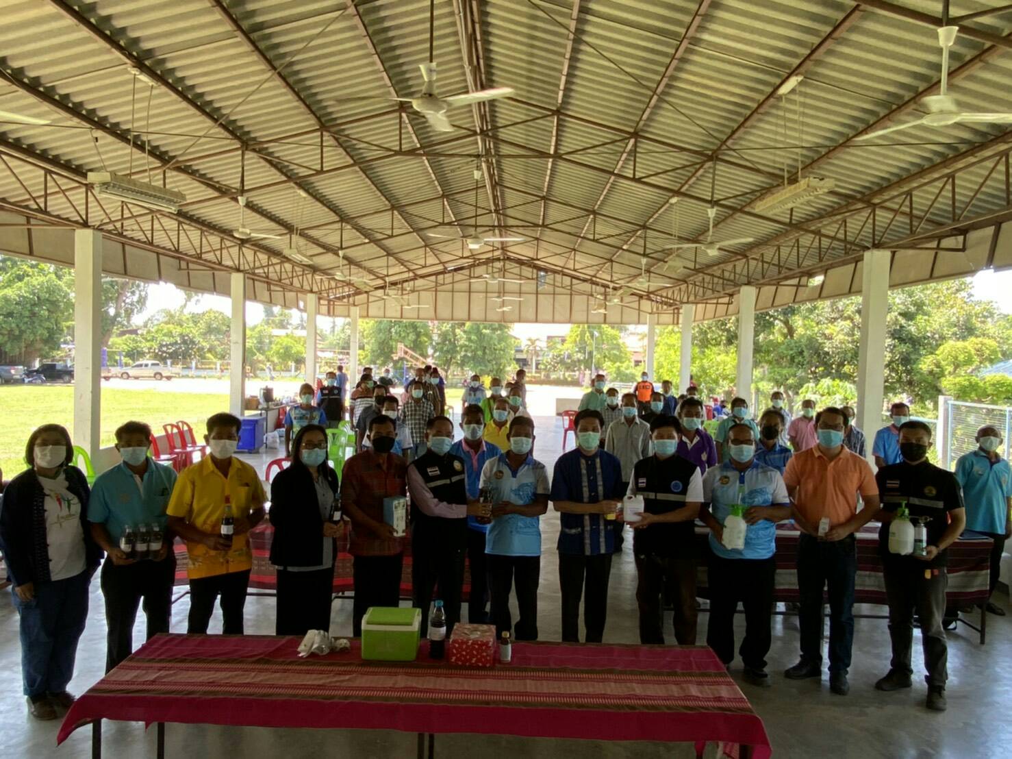 ปศุสัตว์ยโสธรร่วม อบต.หนองคู ลุยสร้างเครือข่ายอาสาประจำหมู่บ้านฉีดวัคซีนป้องกันพิษสุนัขบ้า -​เฝ้าระวังโรคระบาดสัตว์