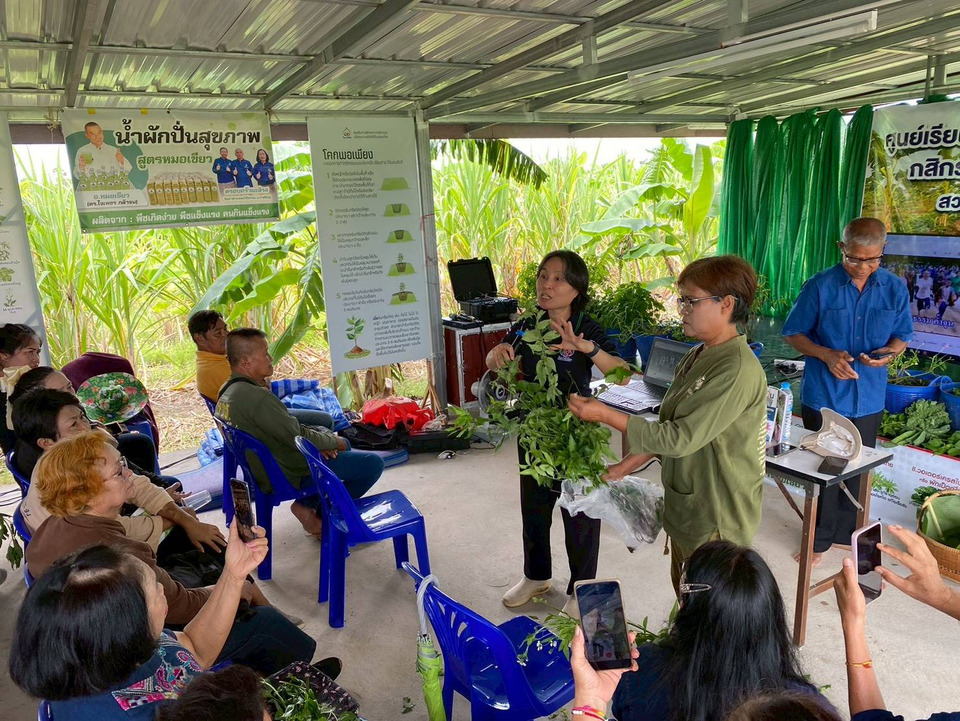 กาฬสินธุ์จิตอาสาแพทย์วิถีธรรม จัดอบรม “น้ำผักปั่นสูตรหมอเขียว” ดันสุขภาพดีด้วยพืชธรรมชาติ 