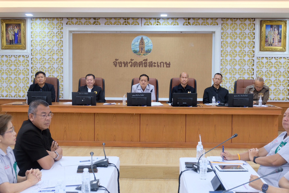 ศรีสะเกษยกระดับความพร้อมชายแดน จัดแผนอพยพประชาชน-ซักซ้อมสถานการณ์ฉุกเฉิน