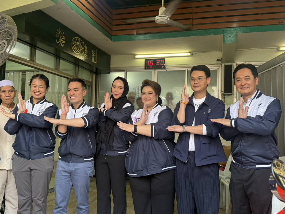 “ภูมิใจไทย” ยกทีมบุกหาเสียงเขตราชเทวี “ศุภมาส”  วอนให้โอกาสแจ้งเกิดในกทม.