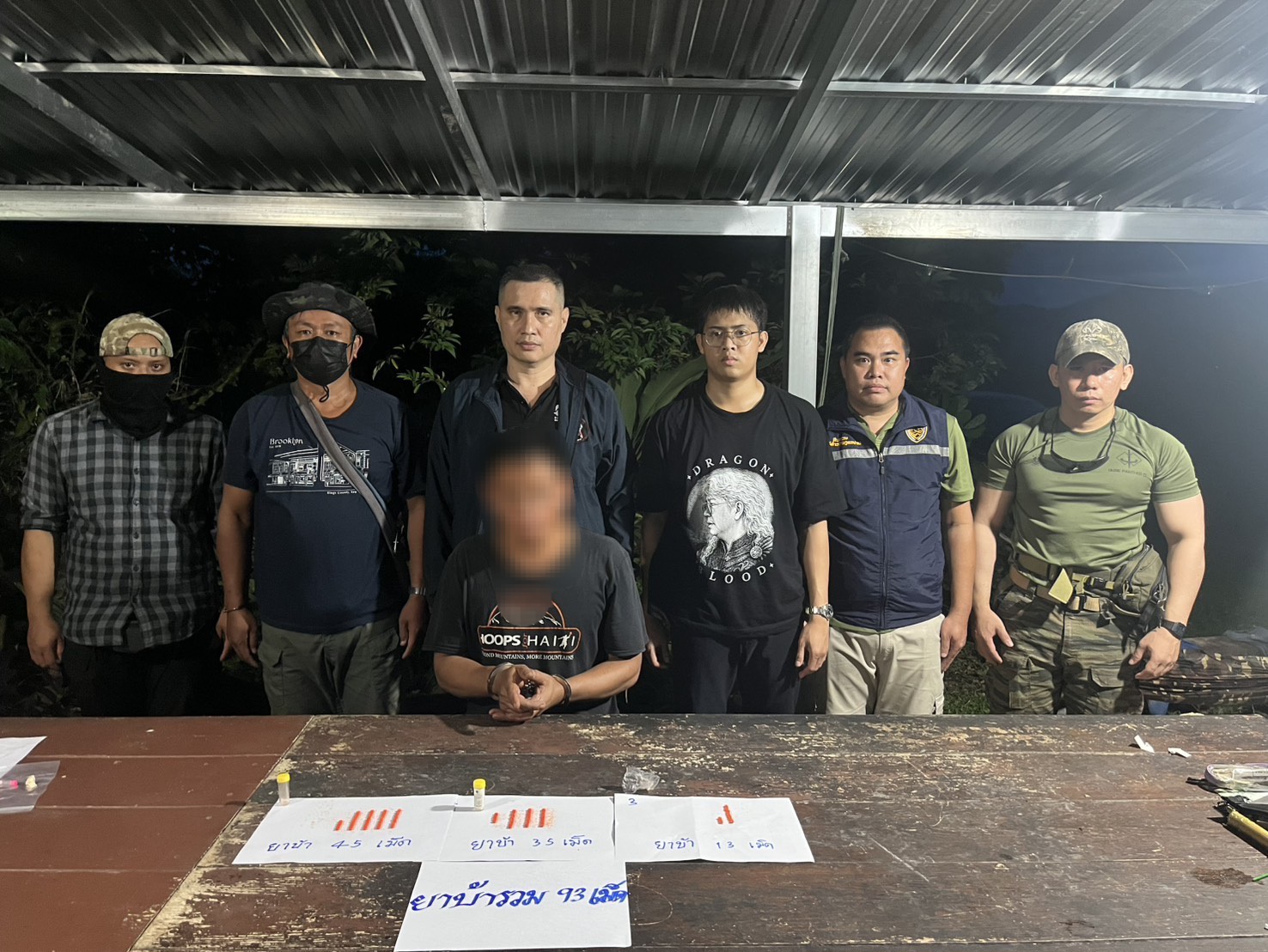 ตชด.336 ผนึกกำลังบุกจับ 3 ผู้ต้องหายาเสพติดเมืองปาย ยึดยาบ้ารวม 148 เม็ดในวันเดียว  