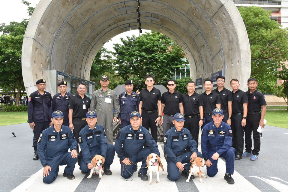 รฟม. ฝึกเข้ม “บีเกิล K-9” ชุดใหม่ เตรียมพร้อมเสริมทัพความปลอดภัยในระบบรถไฟฟ้า MRT