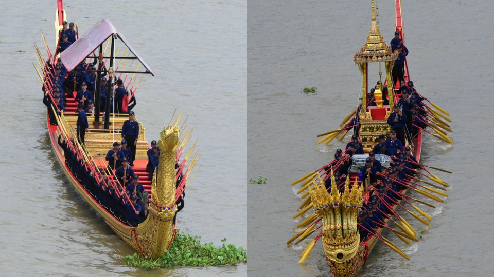 ปักหมุด! กองทัพเรือฝึกขบวนพยุหยาตราทางชลมารค ชมได้ 2 ฝั่งเจ้าพระยา เตรียมพระราชพิธีถวายผ้าพระกฐิน 6 พ.ย.69