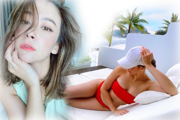'เอมี่'แซ่บเกินต้าน ในชุดบิกินีสีแดง