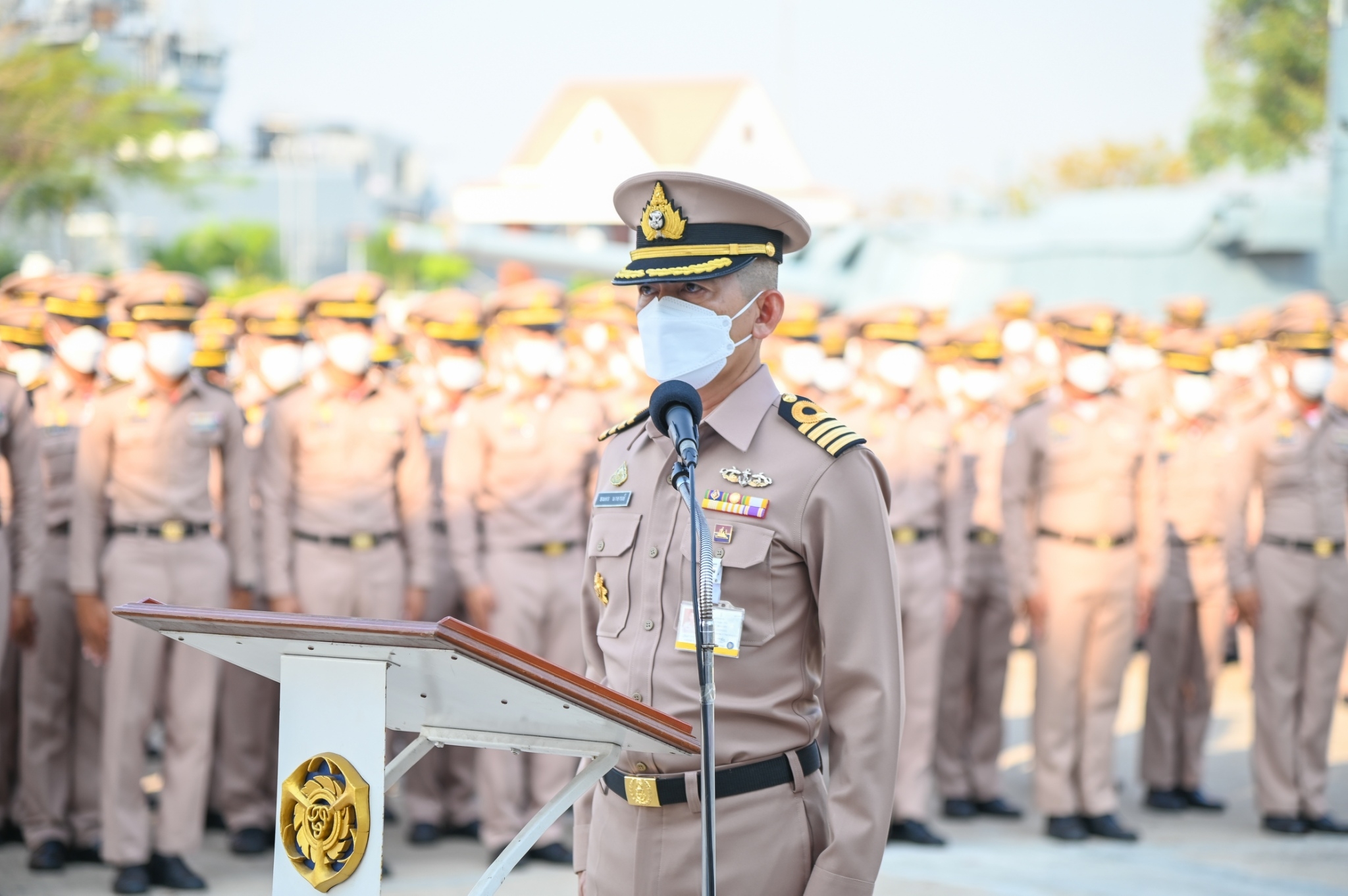 โรงเรียนนายเรือจัดพิธีเปิดการฝึกภาคปฏิบัติในทะเลต่างประเทศ ประจำปีการศึกษา 2565