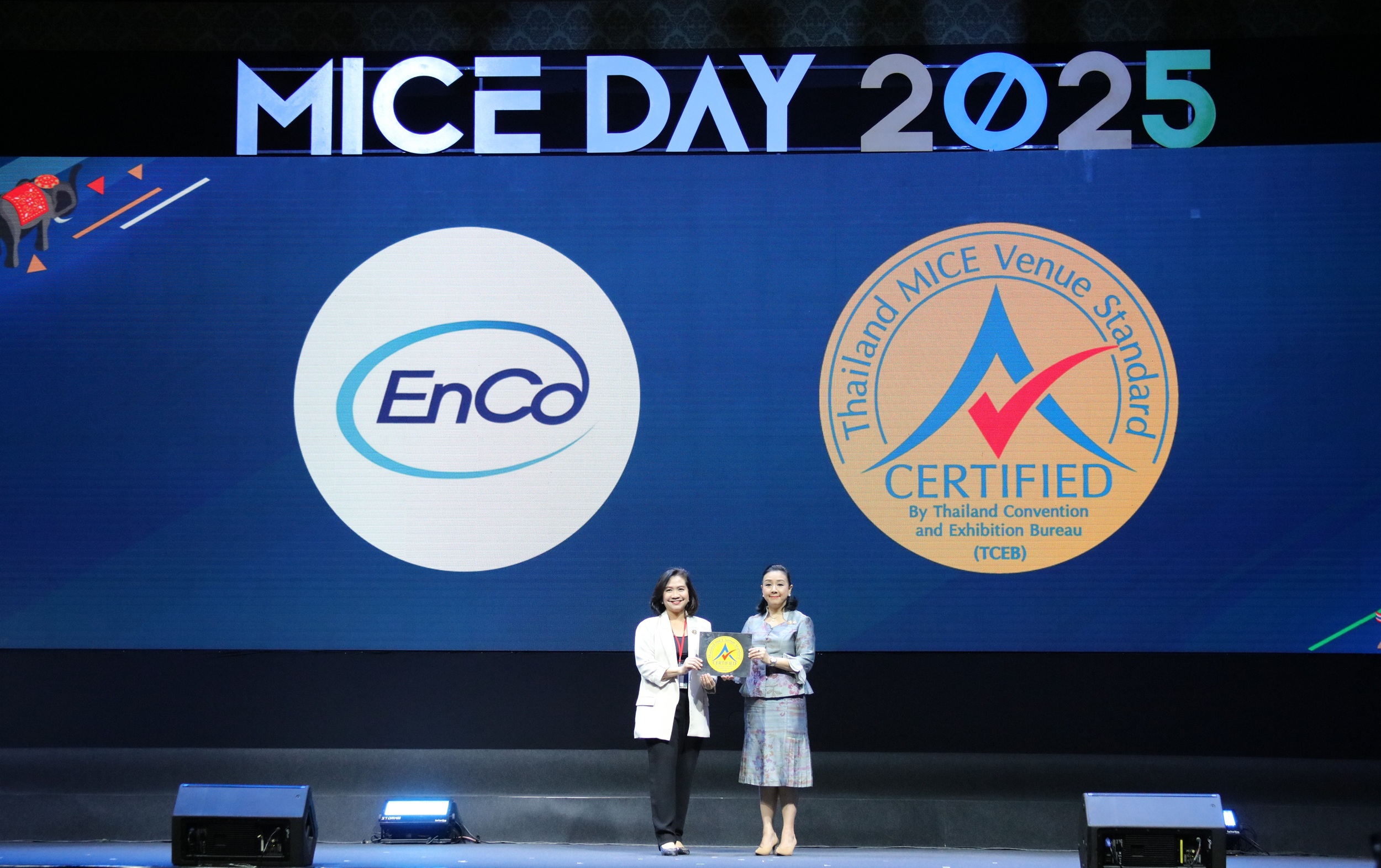 EnCo รับมอบตราสัญลักษณ์มาตรฐานสถานที่จัดงานประเทศไทย ประเภทห้องประชุม 