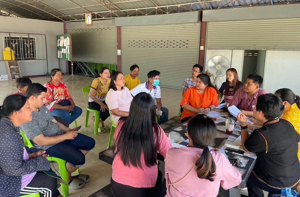 พช.อ่างทอง สนับสนุนและติดตามงานกองทุนชุมชน ในพื้นที่อำเภอโพธิ์ทอง 