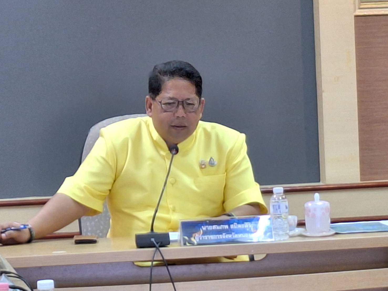 ผู้ว่าฯหนองคาย ประชุมร่วมกับ สทนช.ภาค 3 หัวหน้าส่วนราชการ ผู้บริหารองค์กรปกครองส่วนท้องถิ่น